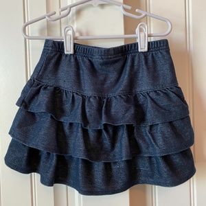 Jumping Beans Denim Ruffle Skirt